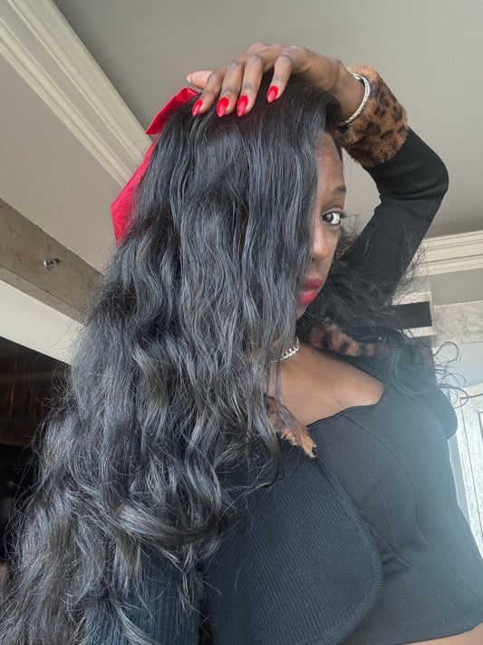 5x5” Raw Wavy Wig